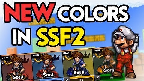 New Costumes and Alt Colors confirmed for SSF2 Beta!