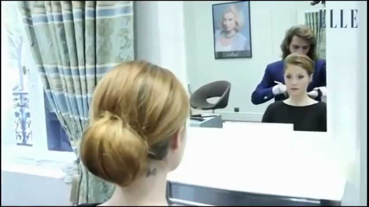 Un chignon élégant et facile pour les fêtes - ELLE Coiffure