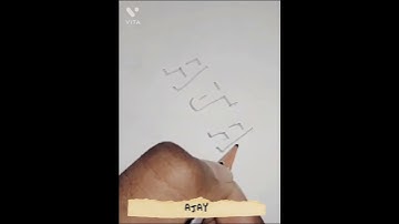 ajay name 3d#calligraphy