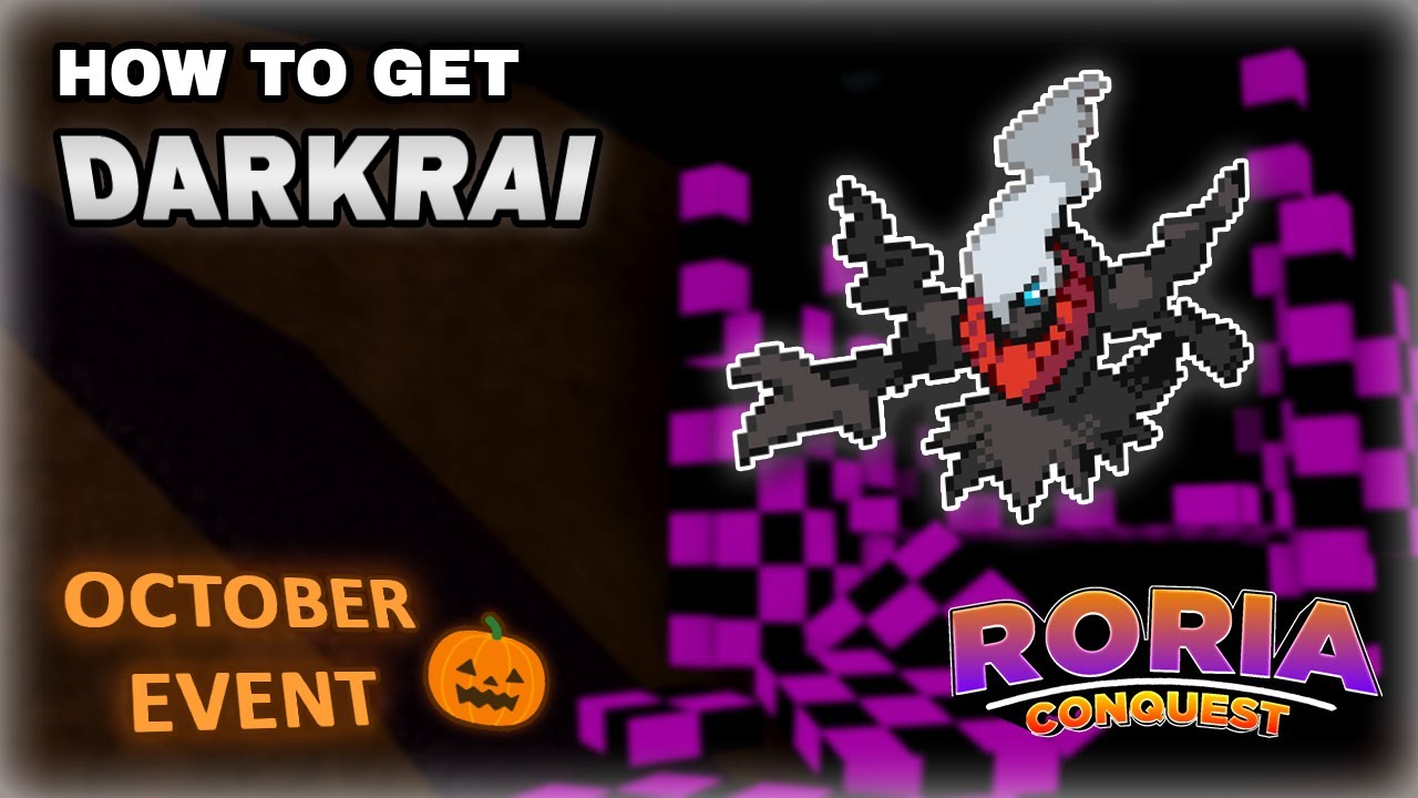 How to Get Darkrai in Pokémon Brick Bronze! | Roria Conquest - YouTube