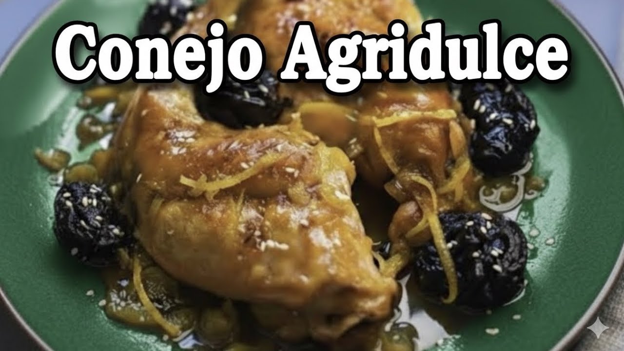 CONEJO CON CIRUELAS PASO A PASO Y SÚPER FÁCIL  [ @lasrecetasdesusana ]