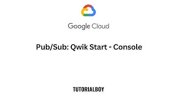Pub/Sub: Qwik Start - Console || GSP096 || #arcade #tutorialboy24 #qwiklabsarcade2024 #cloudskills