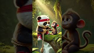 Download Lagu Panda Saw a Baby Monkey Stuck on a Cliff — Then Climbed MP3 Download Lagu Panda Saw a Baby Monkey Stuck on a Cliff — Then Climbed MP3
