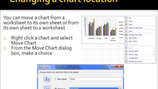 How to Change the Chart Location in Excel