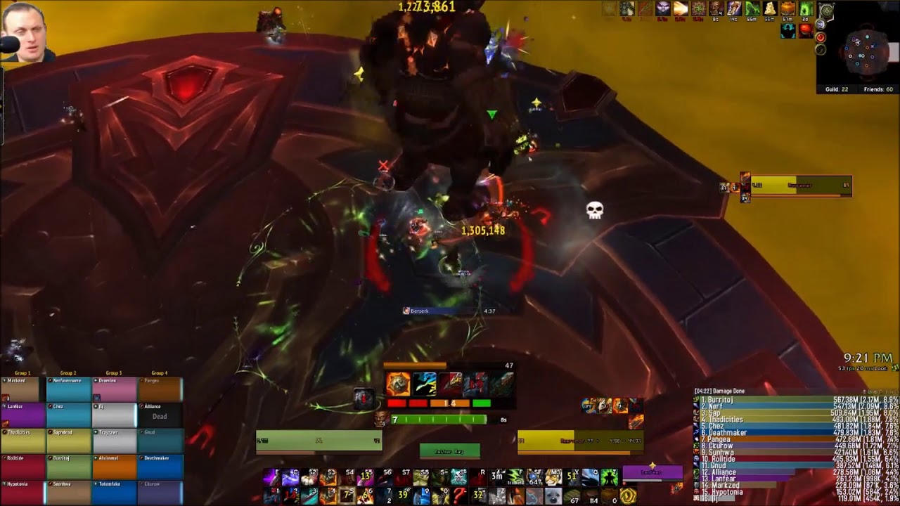 Essence vs Mythic Aggramar - Burritoj survival hunter