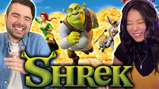 WE COULDN'T STOP LAUGHING AT SHREK! Shrek Movie Reaction! SO MANY DIRTY ADULT JOKES