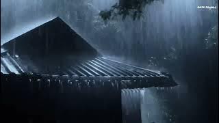 1 Jam Bersama Suara Hujan Deras Dan Gemuruh Petir || Tertidur Lebih Cepat Dan Nyenyak | Rain Sounds