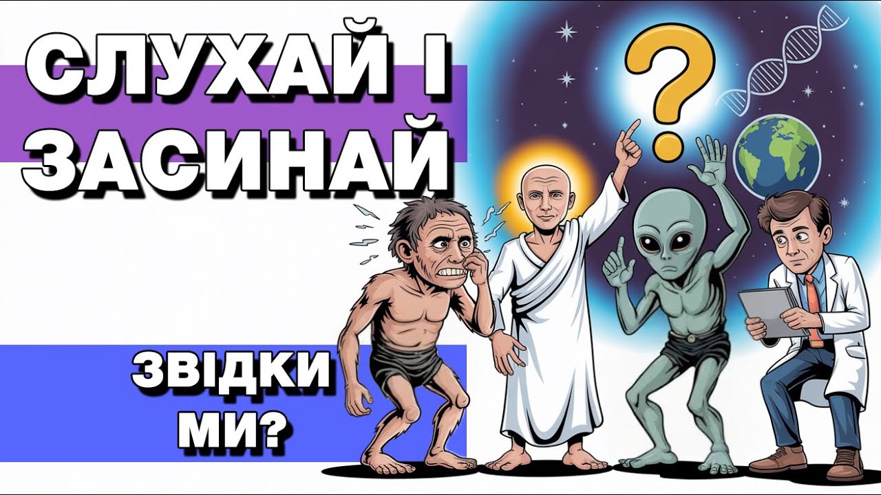 Походження ЛЮДИНИ: 5 теорій, які СУПЕРЕЧАТЬ одна одній | Історія на ніч