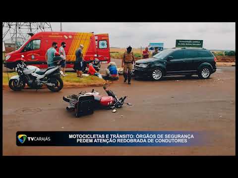 Motocicletas e trânsito: Órgãos de segurança pedem atenção redobrada de condutores