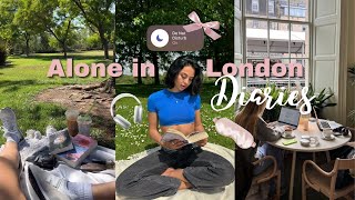 Alone but not lonely  ep 1 | London Diaries, reading in park, productive, running, Ultrahuman