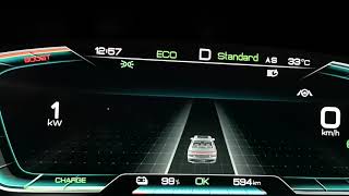 18.4 BYD Han BMS pulls 1KW at 34°C outside temperature