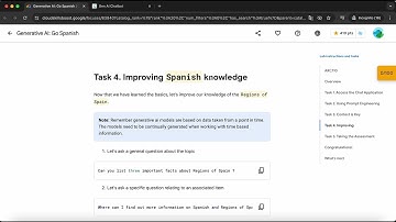 Generative AI: Go Spanish | ARC110