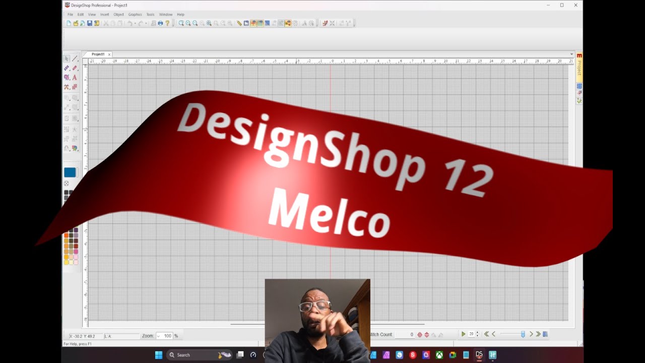 DesignShop 12 Melco VS Hatch Embroidery 3 #melco - YouTube