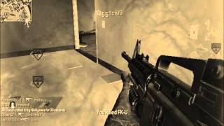 COD4: Unnecessary Epic Slomo Ninja Double Knife