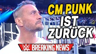 Thumbnail for CM Punk ist zurück! | WWE BREAKING NEWS