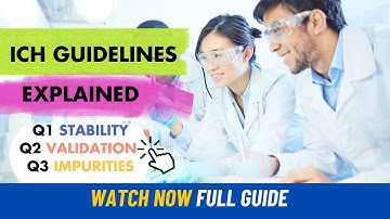 ICH Q1, Q2, Q3 Guidelines Explained with Questions & Answers | PharmaTalks