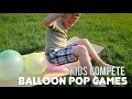 BALLOON POPPING CHALLENGES | Kids Compete!