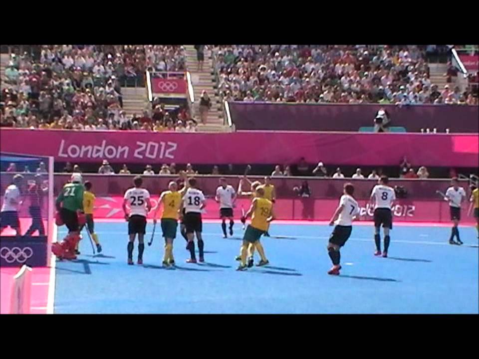 Day out to the London Olympics 2012, Men's Hockey Semi Final AUSTRALIA vs GERMANY