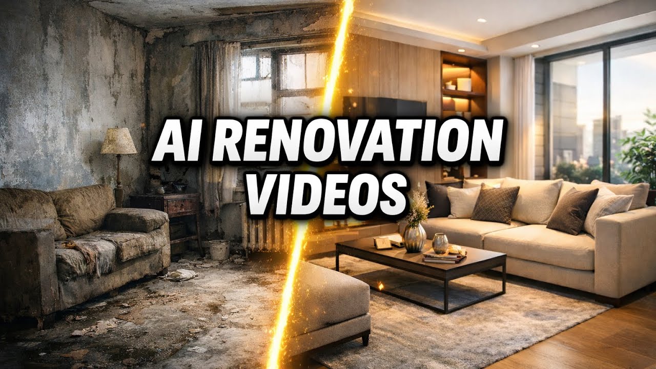 These Viral AI Renovation Videos Are 100% AI (Using FREE Tools