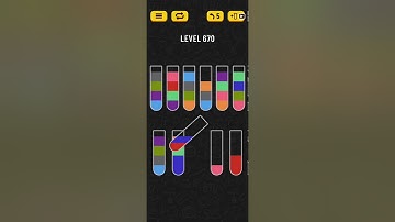 Water Sort Puzzle Level 670 Walkthrough Solution Android/iOS 💦