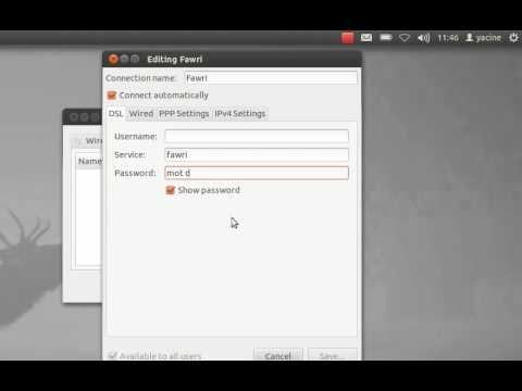 configurer une connexion adsl sous linux ubuntu (Fawri Algerie)