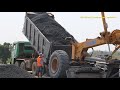 Heavy Equipment Motor Grader Roller Dump Truck Working On Highway Construction គ្រឿងចក្រធ្វើផ្លូវ