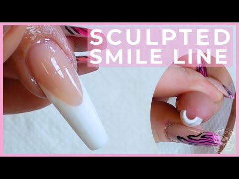 NSI Nails: French Acrylic Sculpting on a Form - YouTube