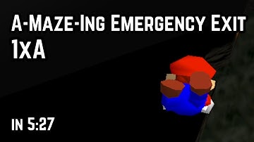 [RTABC] A-Maze-Ing Emergency Exit - 1xA - 5:27