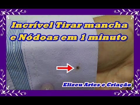 Manchas e Nódoas, Tirar em menos de um Minuto