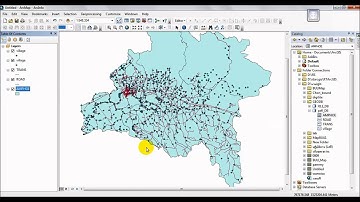 การใช้โปรแกรม ArcMap 10 เรื่องการสร้าง Geodatabase,Feature dataset,Feature class,Shapefile