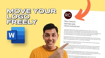 How To Move Logo at The left Corner Of MS Word Document