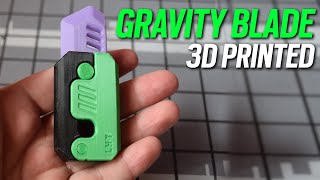Gravity Blade - 3D Printed - Free 3D Model