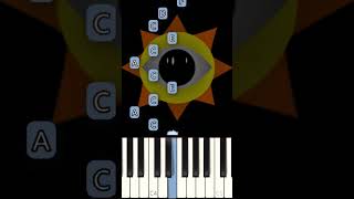 Sprunki Horror Theme but its a Piano Tutorial