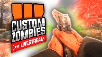 Beating EVERY Custom Zombies Map Black Ops 3 LIVE..