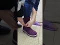 Финишная формовка войлочной обуви на ноге