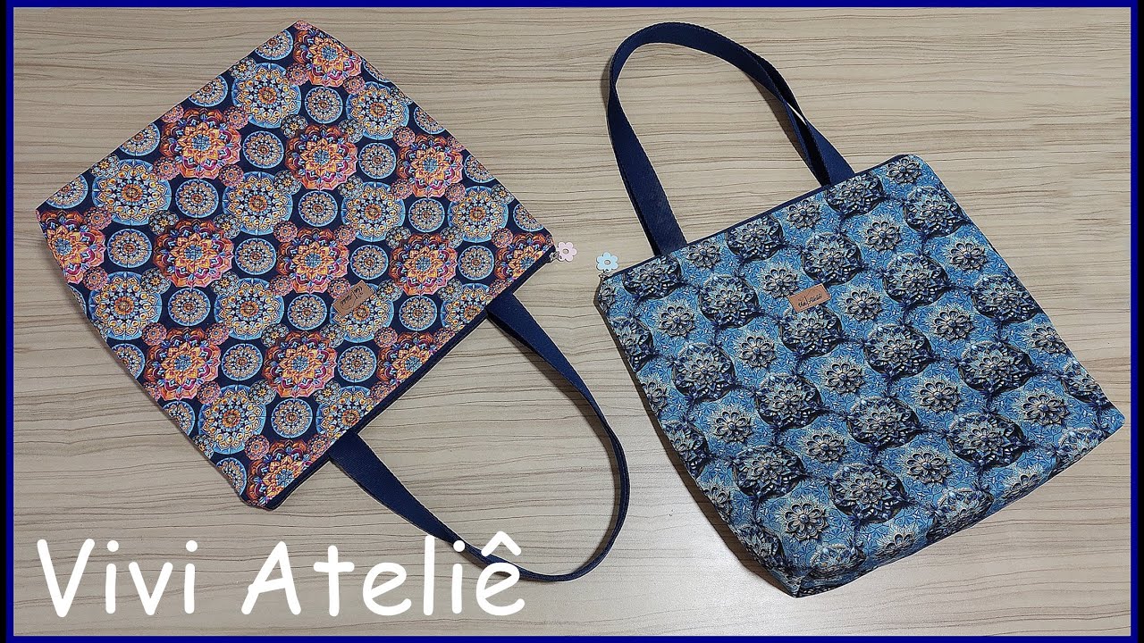 Bolsa Muito Fácil de Costurar | Passo a Passo | Vivi Ateliê