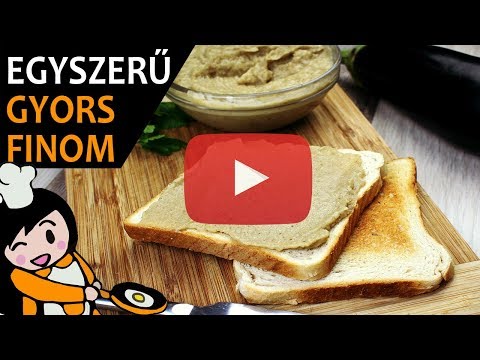 Videó: Padlizsán Pávafarok: Lépésről Lépésre Elkészített Snack Recept Fotókkal és Videókkal