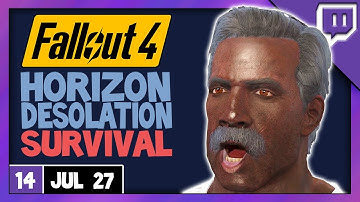Horizon Overhaul Mod - Desolation Survival - Fallout 4 Modded Gameplay stream part 14