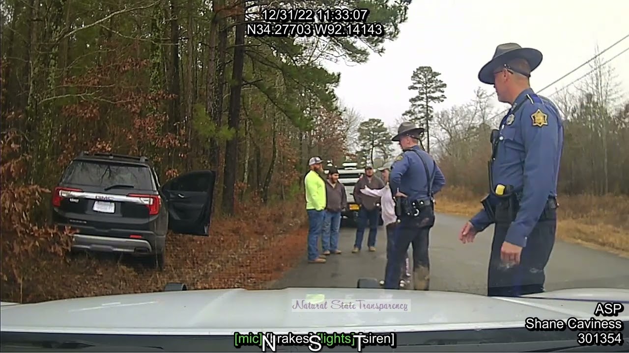 DWI Arrest Accident vs Tree US-270 White Hall Arkansas State Police Troop E, Traffic Series Ep. 189