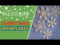 DIY: Tutorial Macrame Christmas ❄️ SnowFlakes ❄️