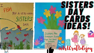 Sisters Day Card Ideas! #SistersDayCards I ArtCraftnEnjoy