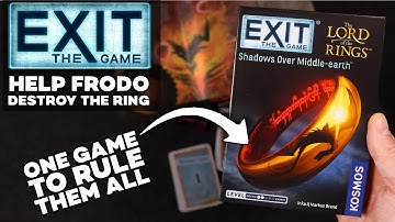 Solving The Lord Of The Rings | Exit The Game | Full Play through | Puzzles and Riddles
