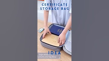 Large Capacity Multi Layer Document Tickets Storage Bag |idea |#shorts