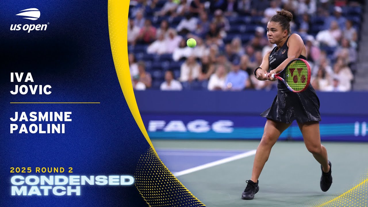 Iva Jovic vs. Jasmine Paolini Condensed Match | 2025 US Open Round 2