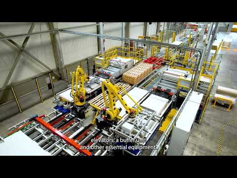 Automated Grouping and Palletizing Robotic System by Nord Robotics