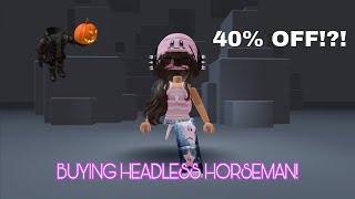BUYiNG HEADLESS HORSEMAN WiTH THE 40% METHOD! | LOVEZLILZ
