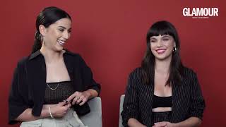 [ENGLISH SUBS] Claudia Salas and Martina Cariddi | 5 minutes with Glamour Interview
