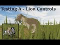 Roblox - Testing A - Lion controls