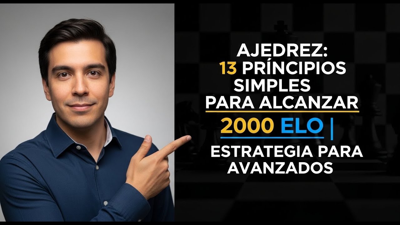 Ajedrez: 13 Principios Simples para Alcanzar 2000 ELO | Estrategia para Avanzados