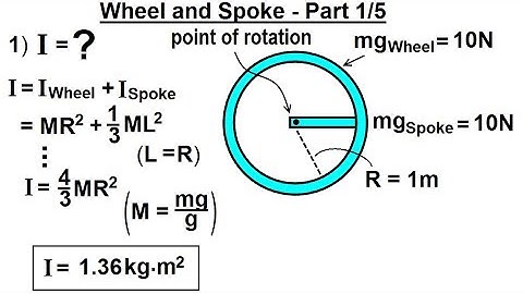 Physics - Test Your Knowledge: Moment of Inertia (16 of 24) Wheel and Spoke: Part 1/5